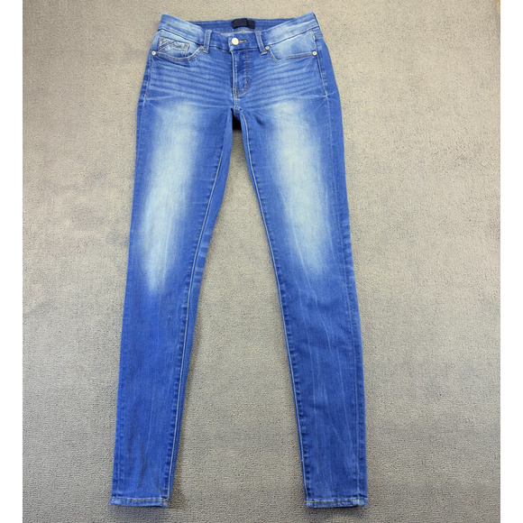 Buckle Black Denim - Buckle Black Jeans Women 26x34 Blue Denim BKE Fit No. 53 Skinny Stretch Mid-Rise